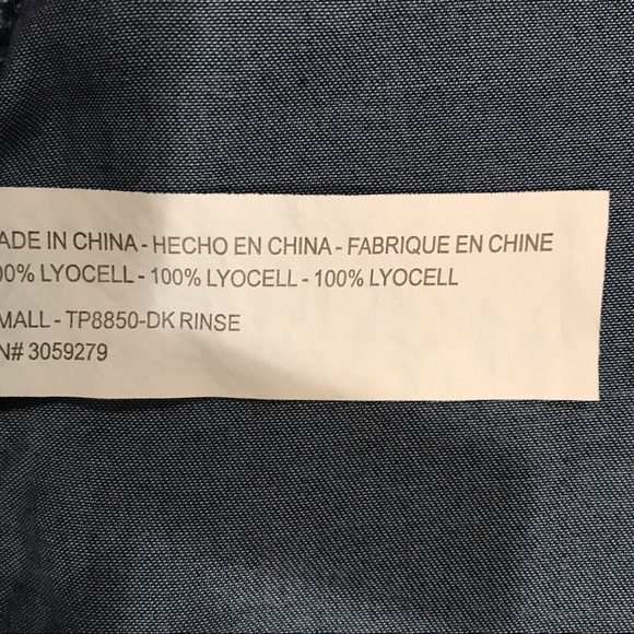 Thread & Supply Denim Tank Top size small - Picture 8 of 8